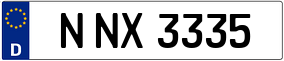 Truck License Plate